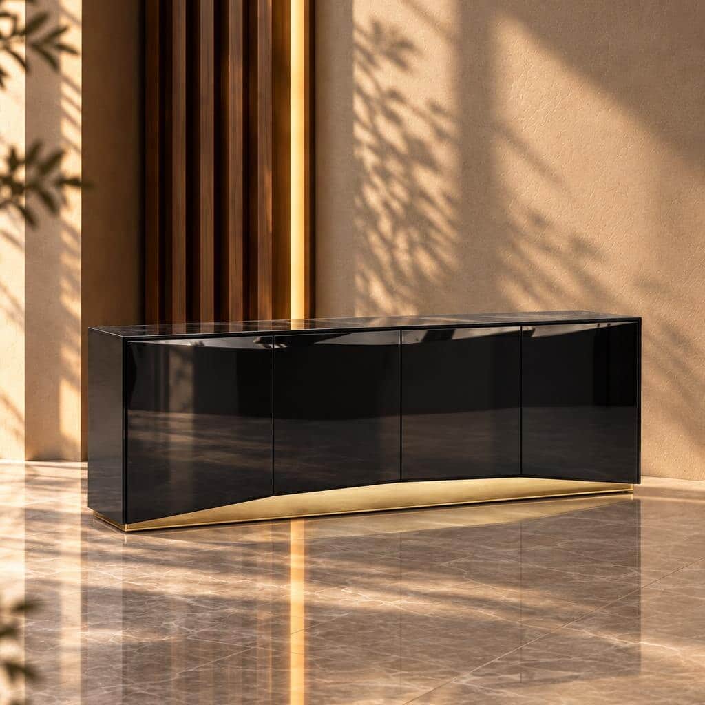 Tira Buffet with a front angle for a modern dining area