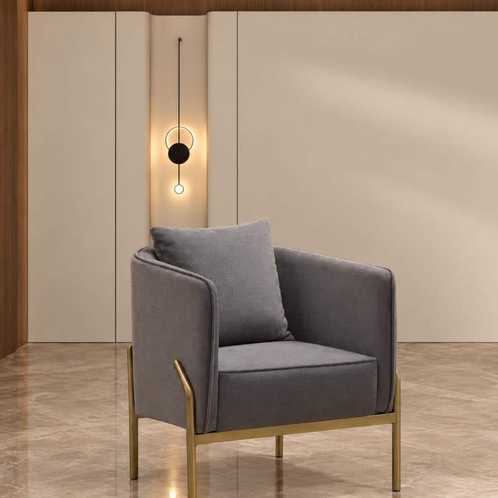 Plum Living Chair side profile for refined home seating