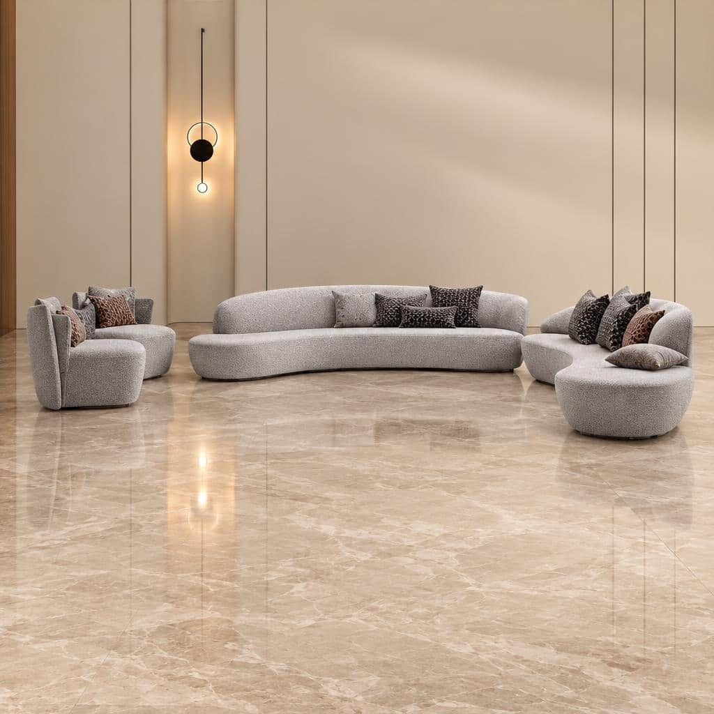 New Living Room Set corner view for comfortable seating layouts