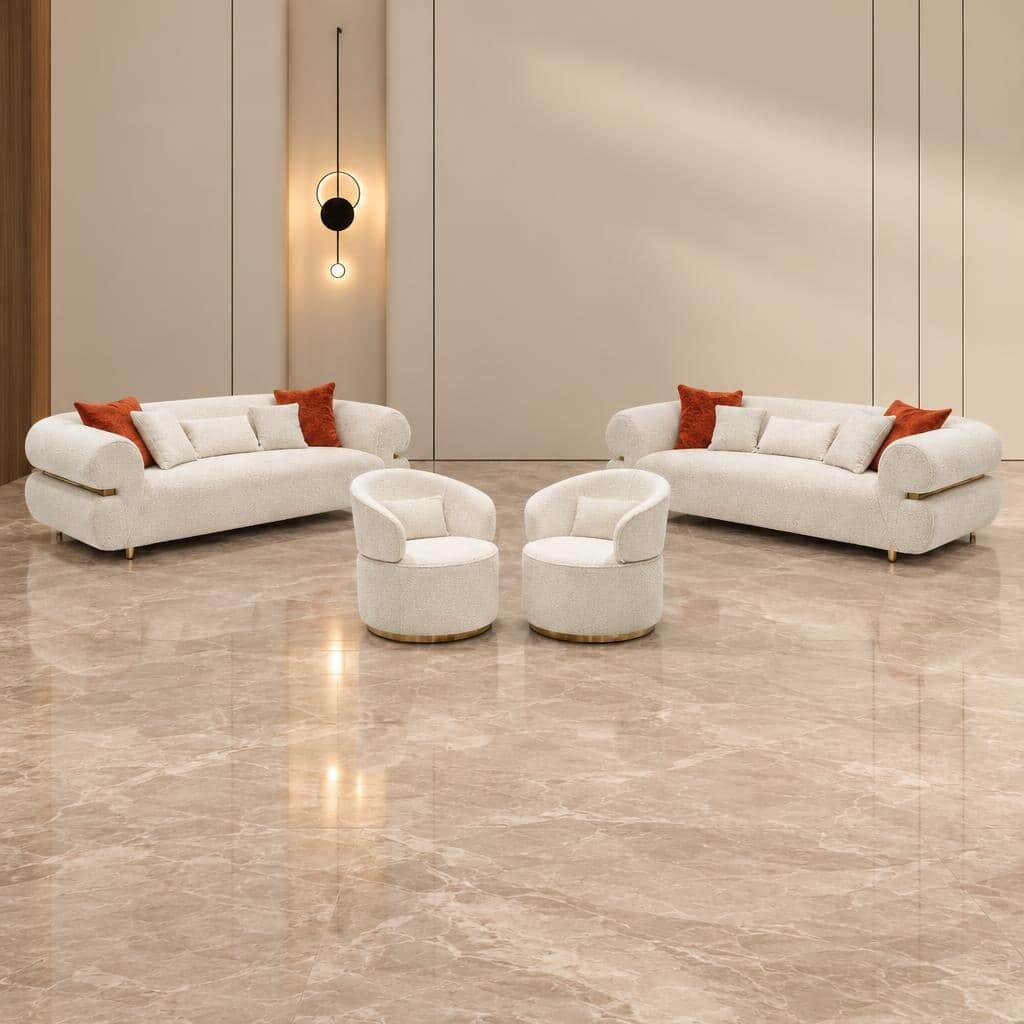 Drivo Living Sofa side view for comfortable living room layout