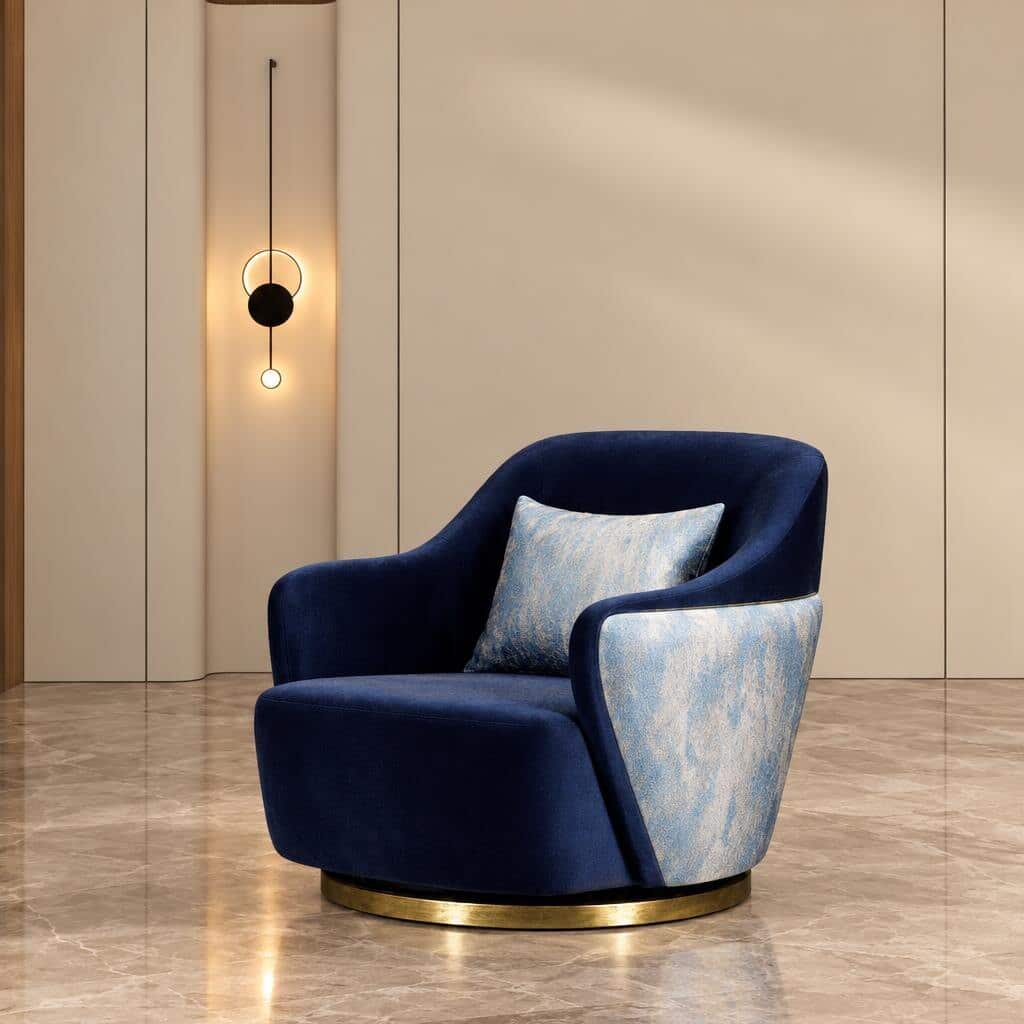 Brix Living Chair front view for premium interior styling