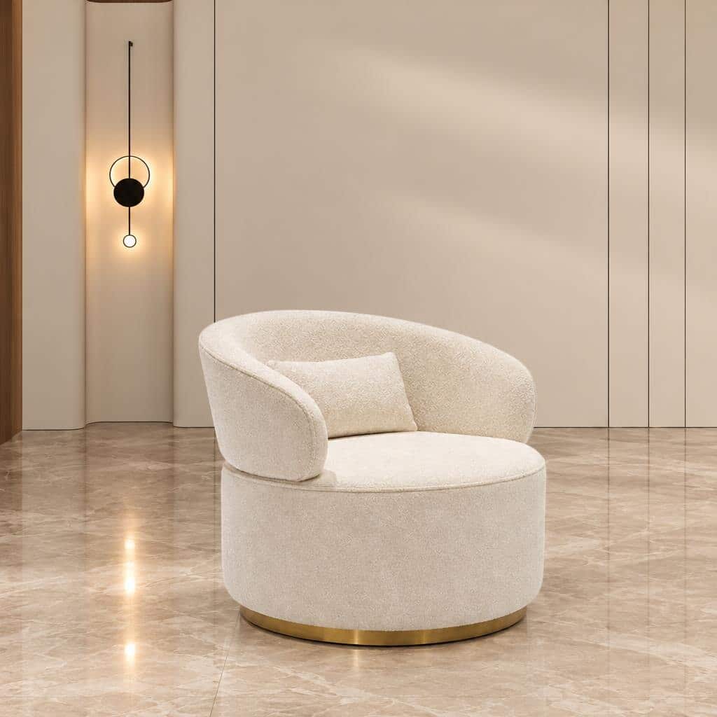 Nola Living Chair front view for modern living room seating