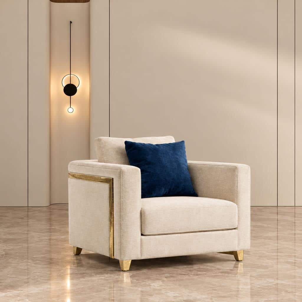 Jivo Living Chair front view for modern living room seating
