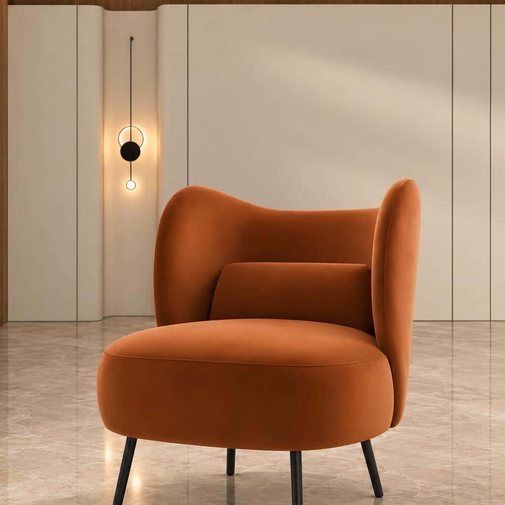 Kosmo Living Chair detail view for practical home seating