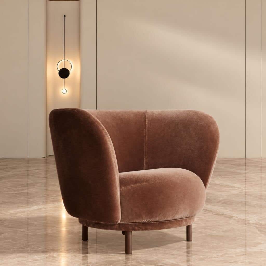 Wave Living Chair side profile for modern living room seating