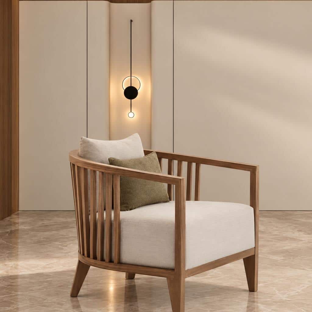 Freso Living Chair side profile for comfortable lounge furniture