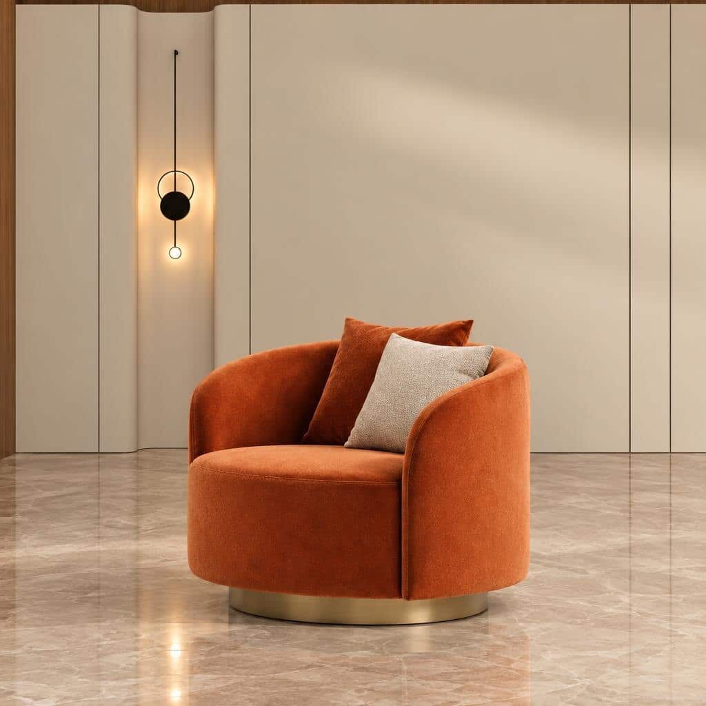 Dexo Living Chair front view for premium interior styling