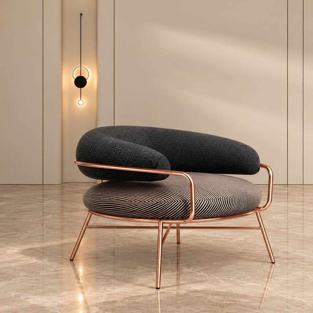Kiven Living Chair angled view for contemporary living spaces