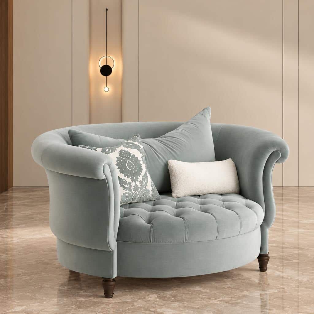 Cozy Living Chair side profile for modern living room seating