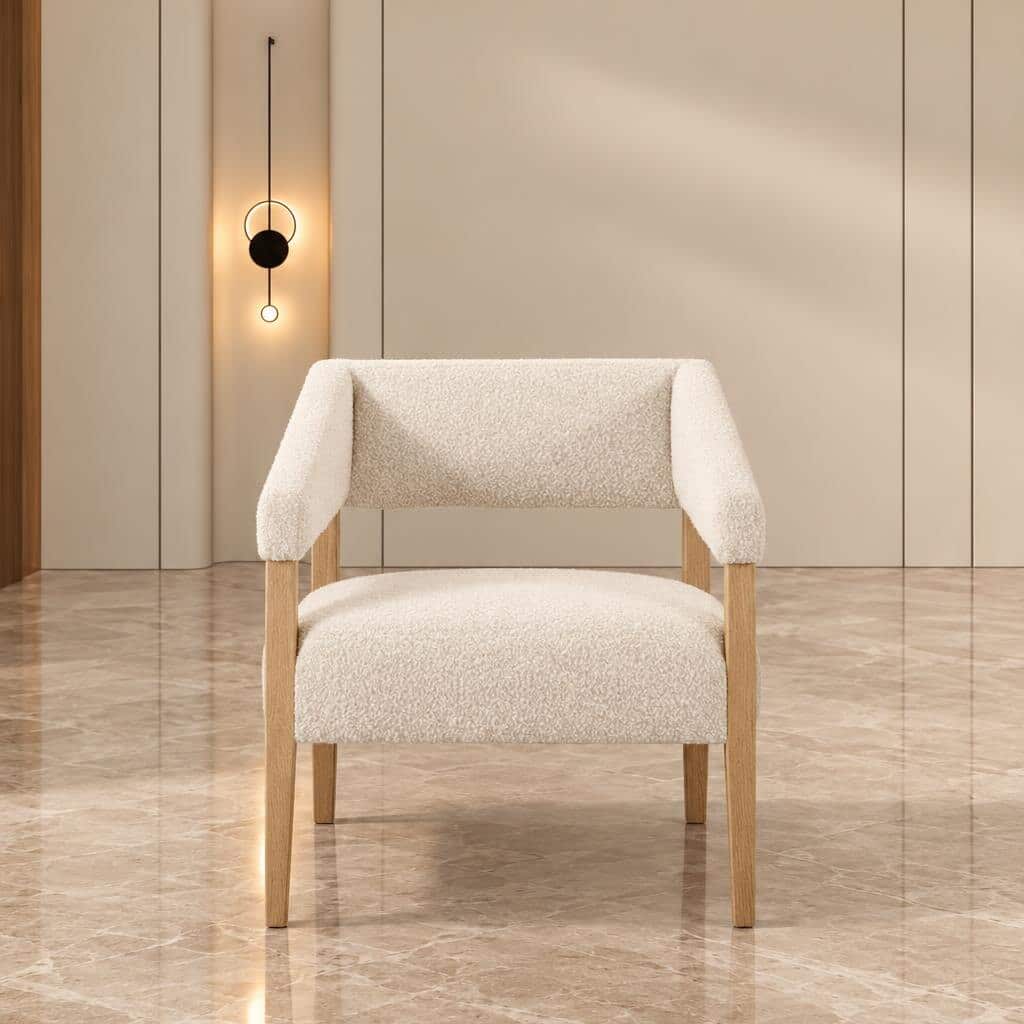 Rila Living Chair angled view for stylish home interiors
