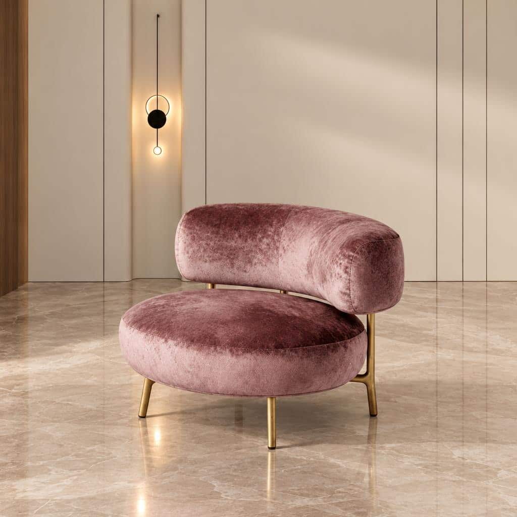 Daro Living Chair front view for coordinated room layouts