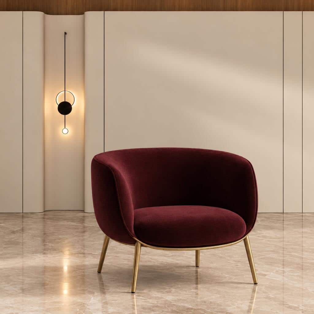 Mavo Living Chair front view for comfortable lounge furniture