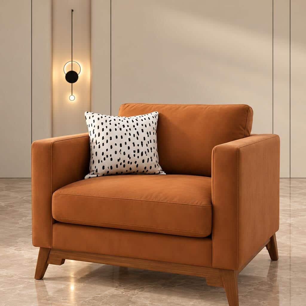Blito Living Chair side profile for premium interior styling