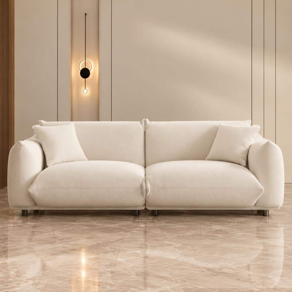 Luxar Living Sofa front view for modern living room sofa furniture