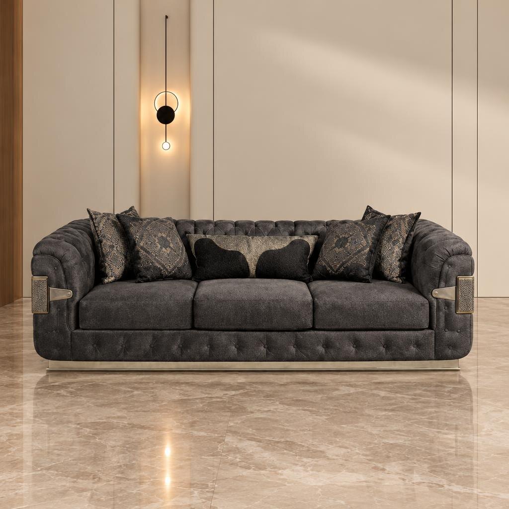 Zavi Living Sofa front view for modern living room sofa furniture