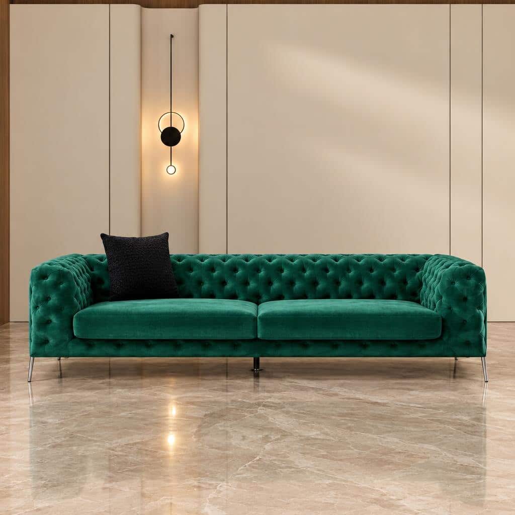 Zevia Living Sofa detail view for modern living room sofa furniture