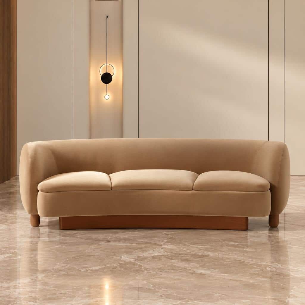 Dera Living Sofa front view for modern living room sofa furniture