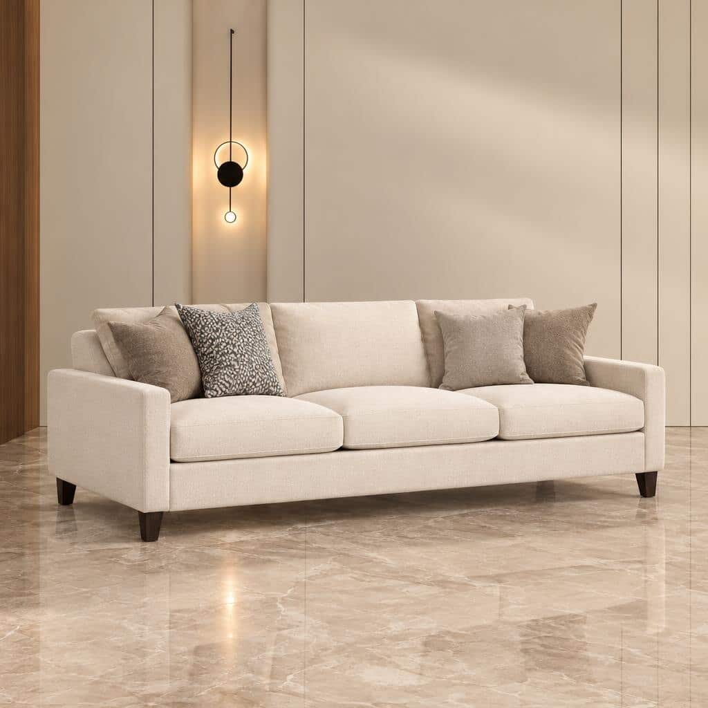Nola Living Sofa front view for modern living room sofa furniture