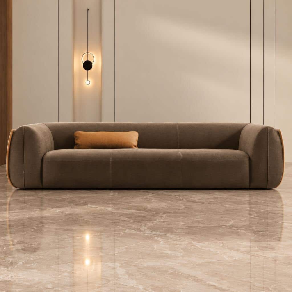 Lira Living Sofa front view for modern living room sofa furniture