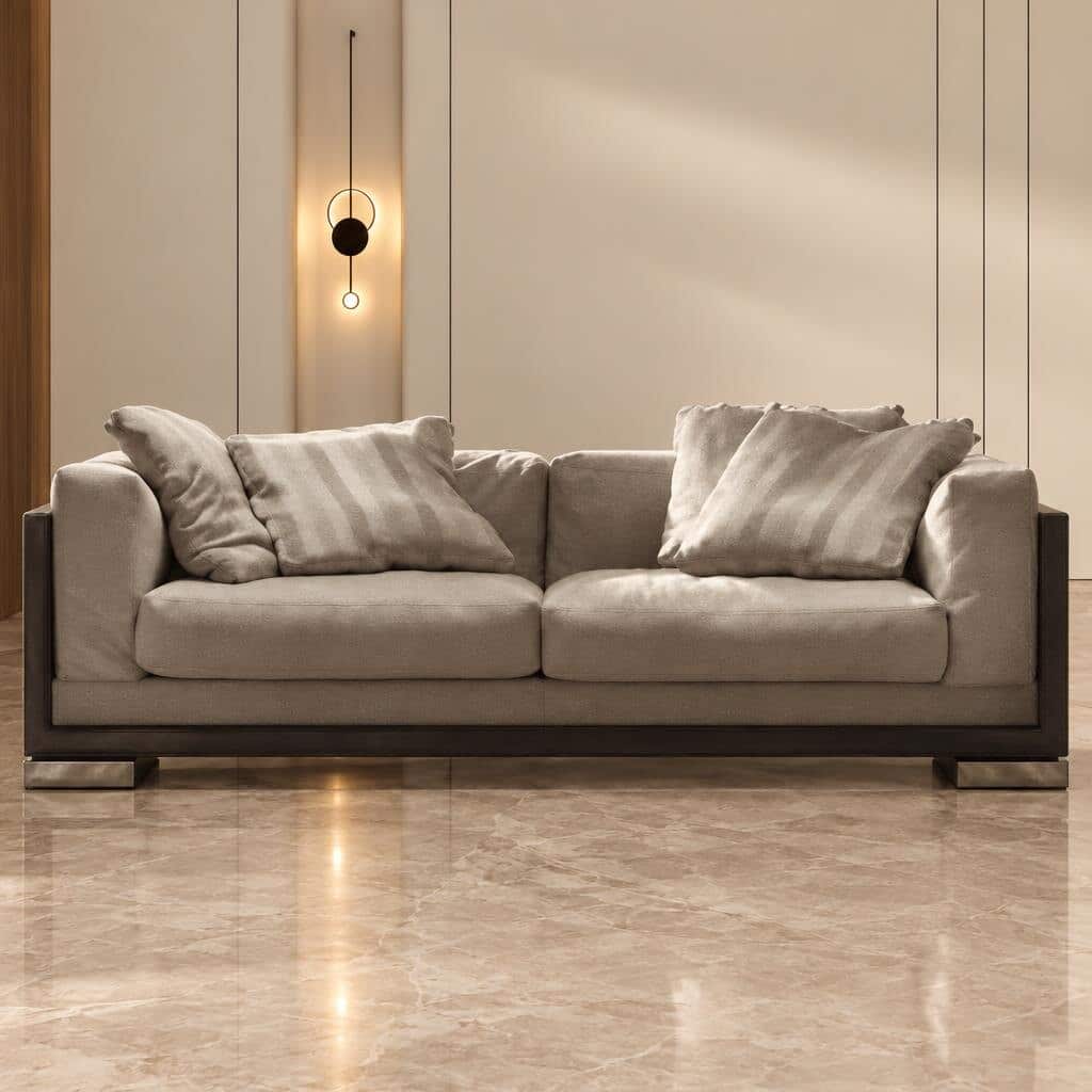 Mavo Living Sofa front view for modern living room sofa furniture