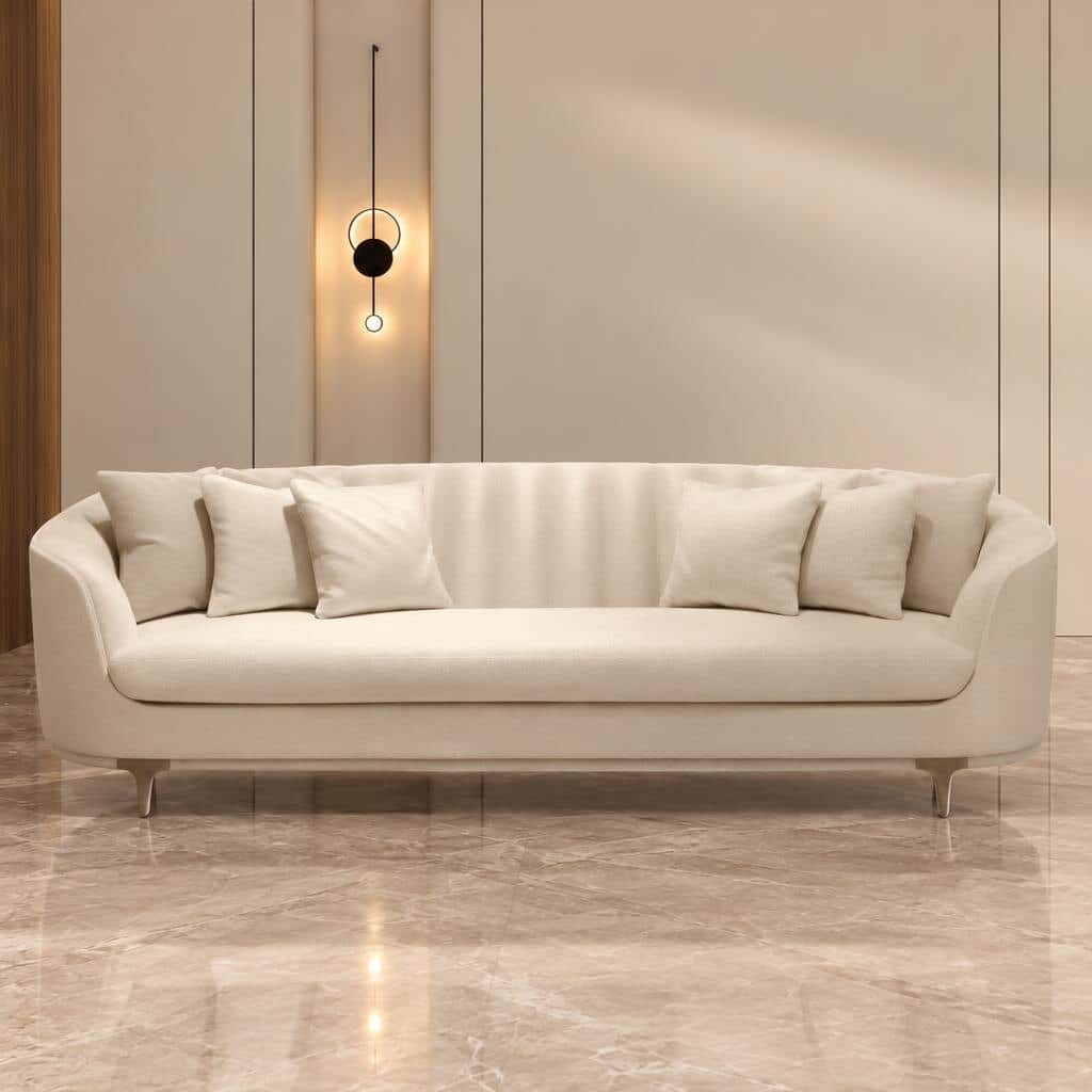 Menlo Living Sofa front view for modern living room sofa furniture