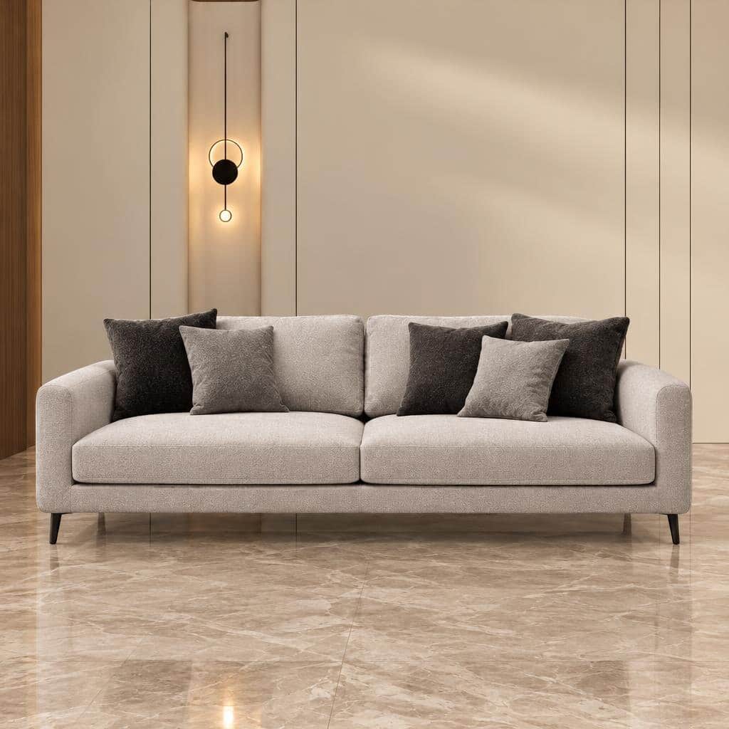 Qavo Living Sofa front view for modern living room sofa furniture