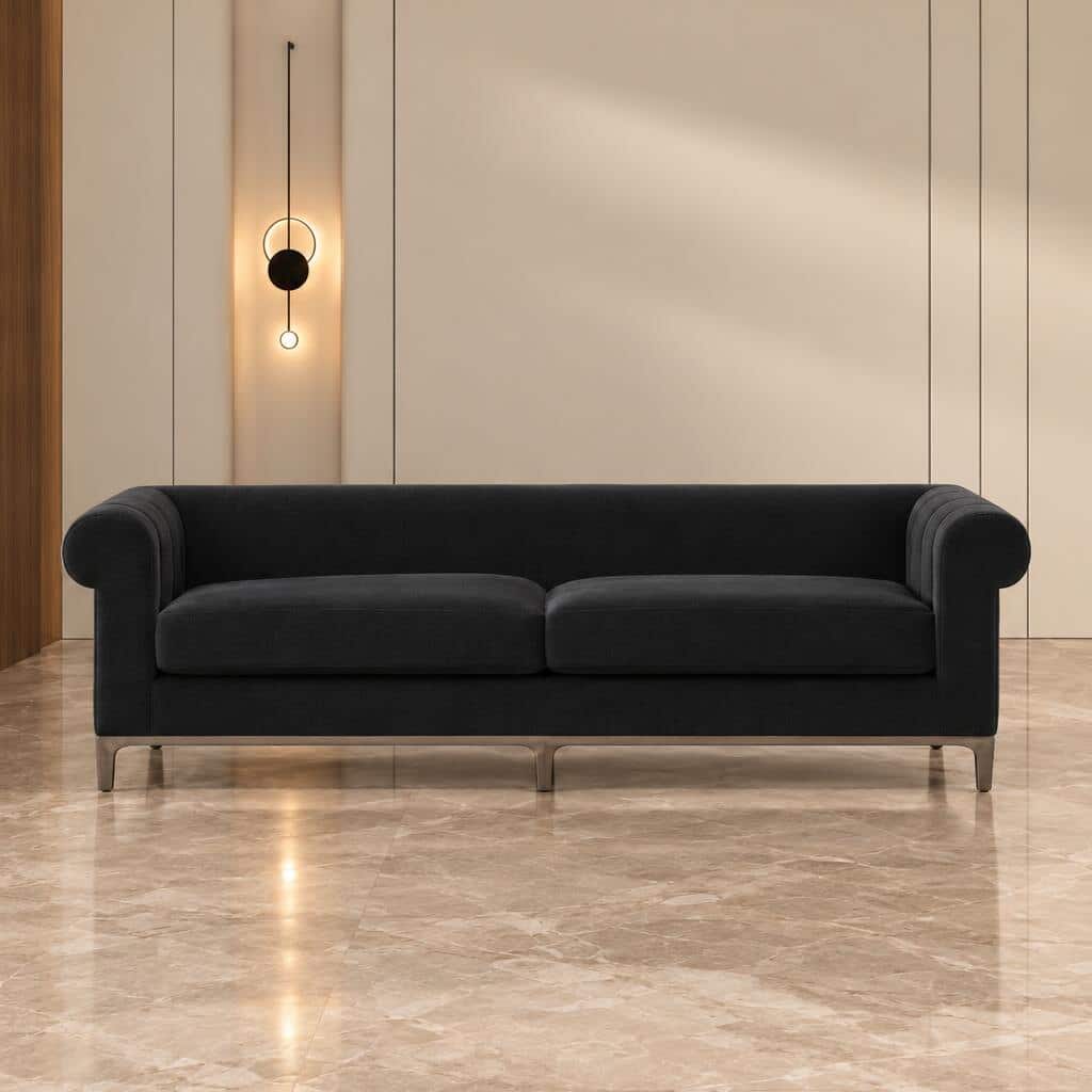 Rovin Living Sofa angled view for modern living room sofa furniture