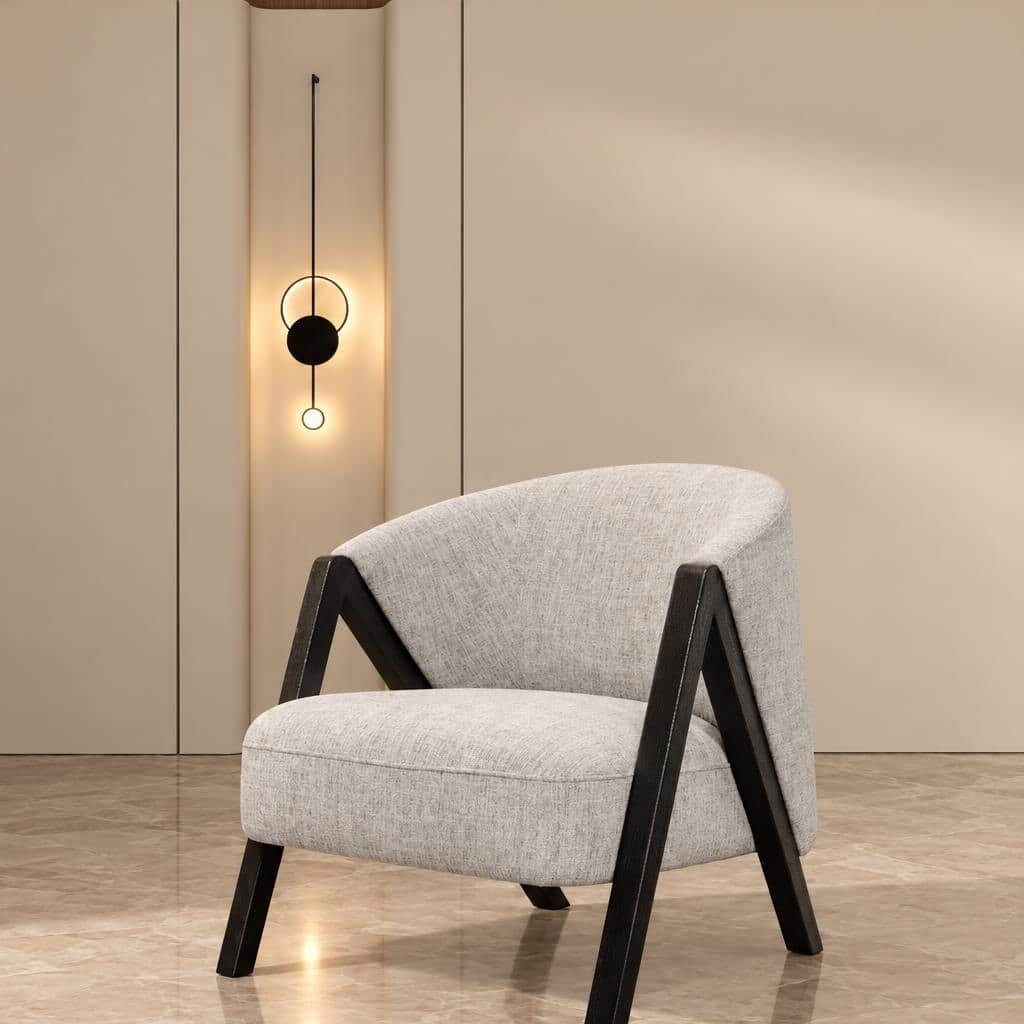 Mores Living Chair side profile for refined home seating