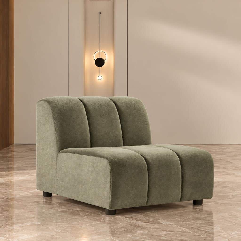 Rira Living Chair angled view for elegant room decor