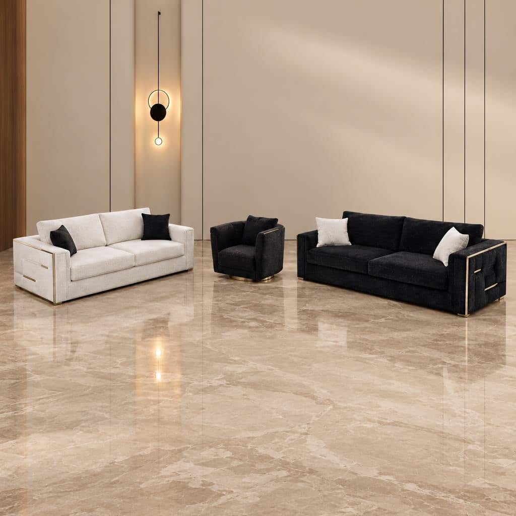 Nitre Living Sofa refined view for modern living room sets