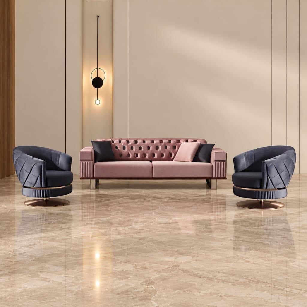 Drivo Living Room Set lifestyle view for contemporary seating spaces