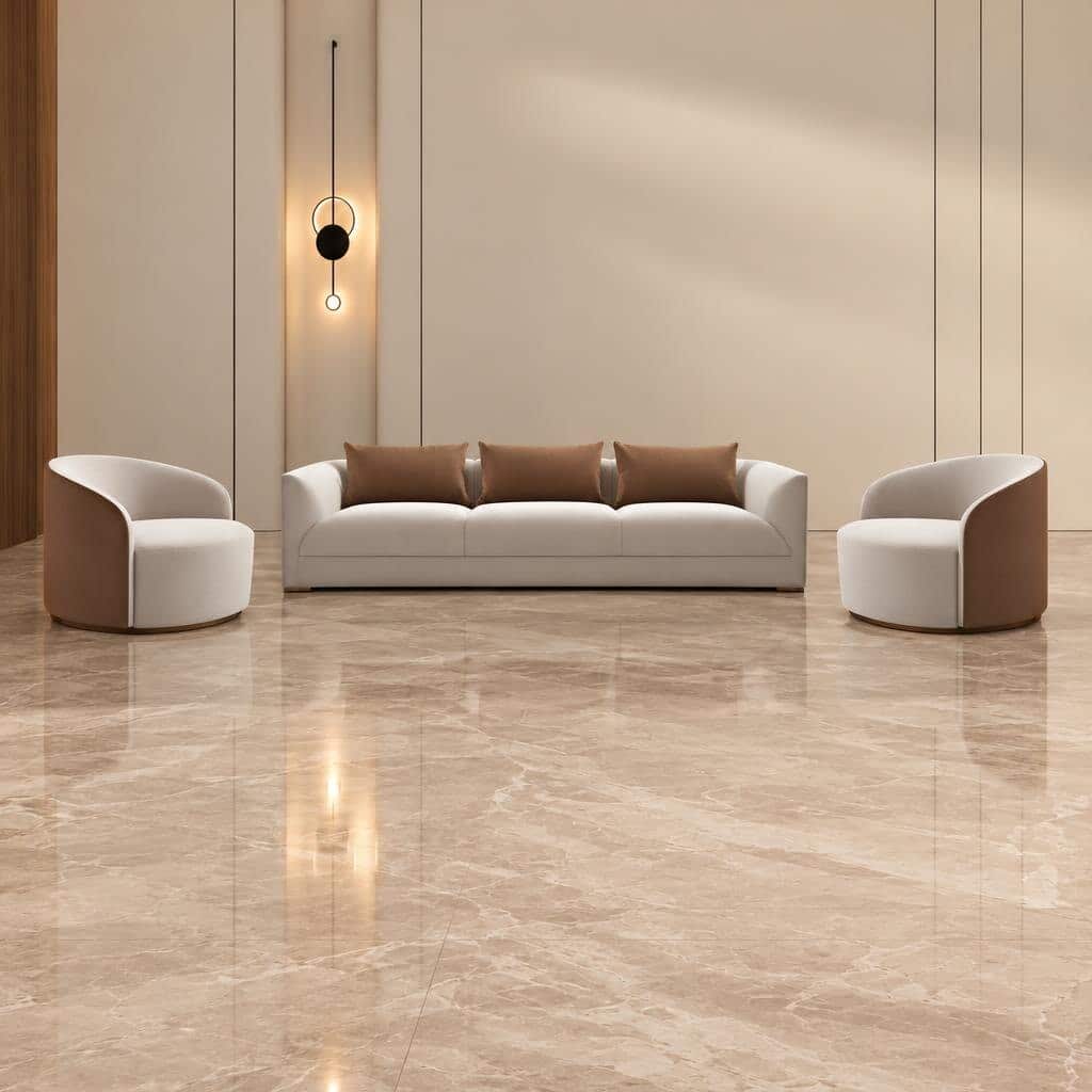 Diori Living Room Set display view for polished furniture presentation