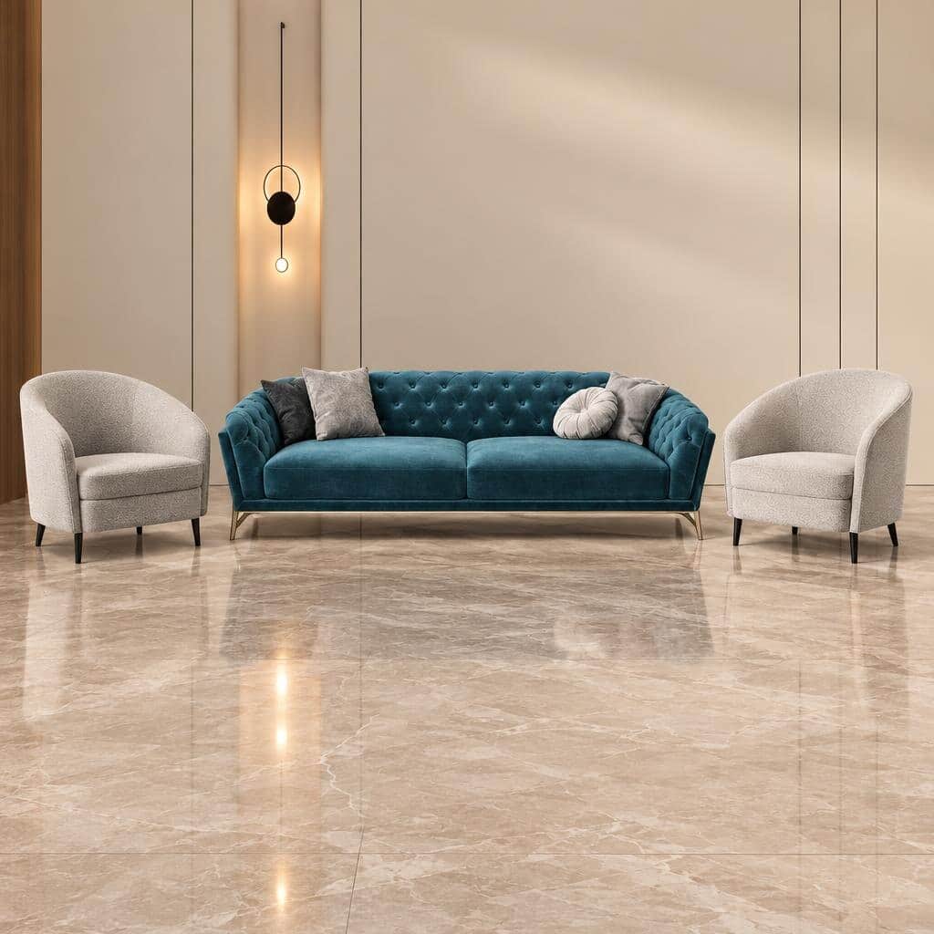 Diori Living Sofa profile view for complete home seating setup