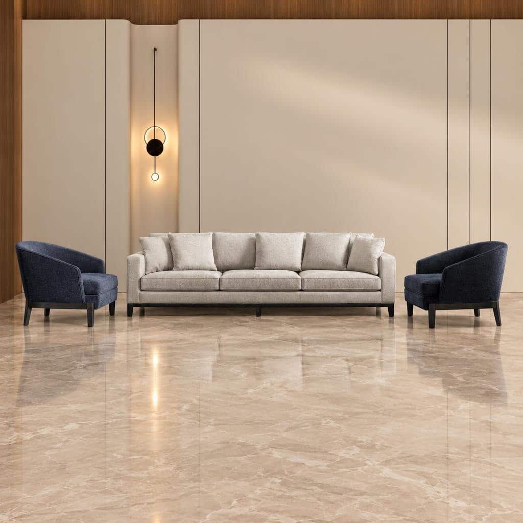 Arkon Living Room Set wide view for spacious living room furniture