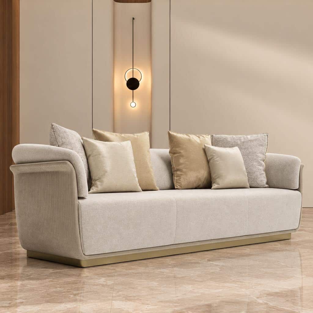 Solix Living Sofa front view for modern living room sofa furniture