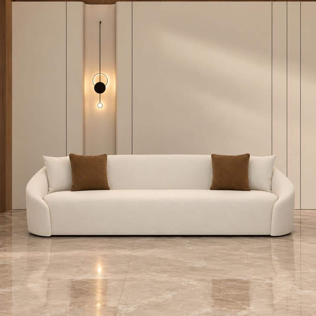 Dusk Living Room Set angled view for elegant home seating