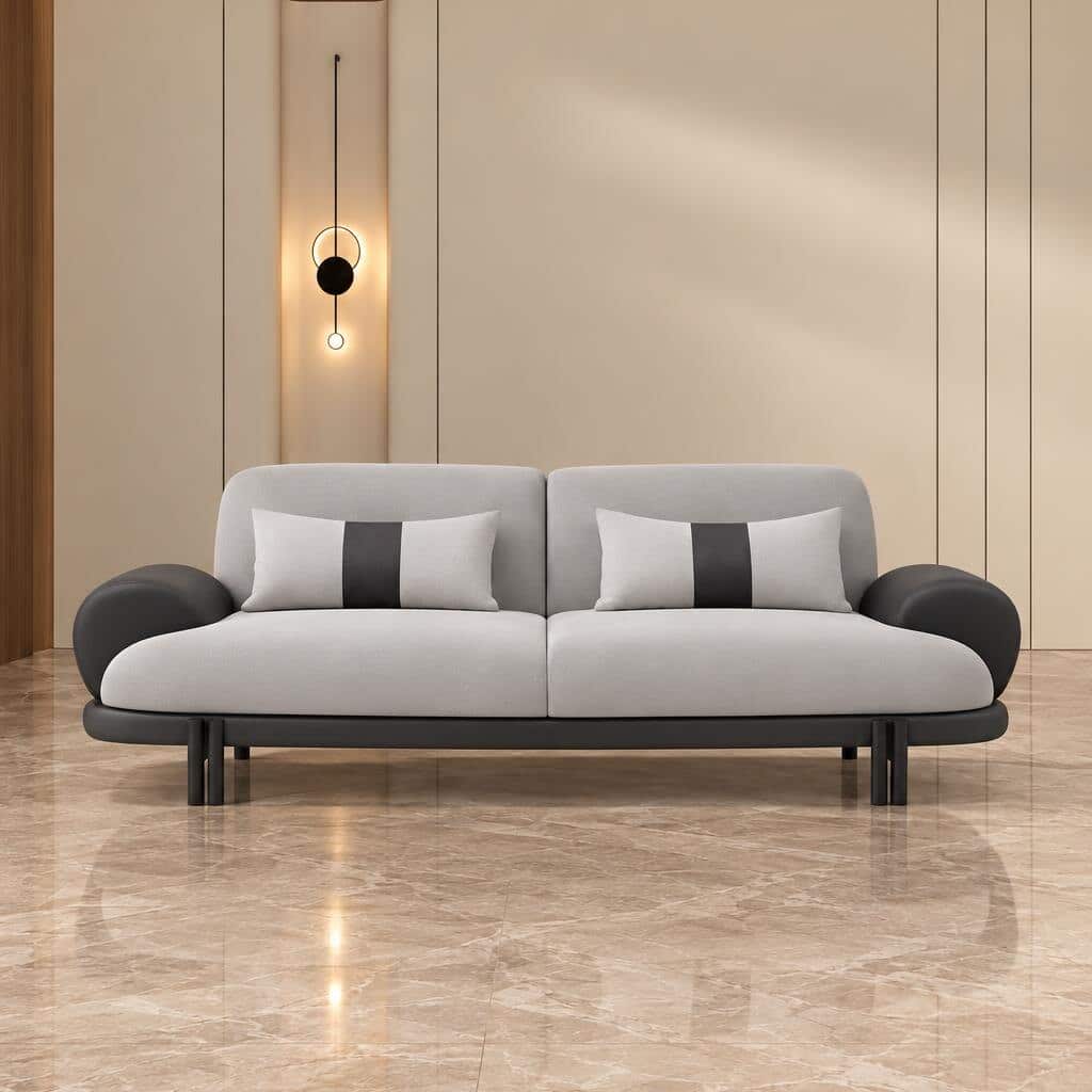 Soft Living Sofa front view for modern living room sofa furniture