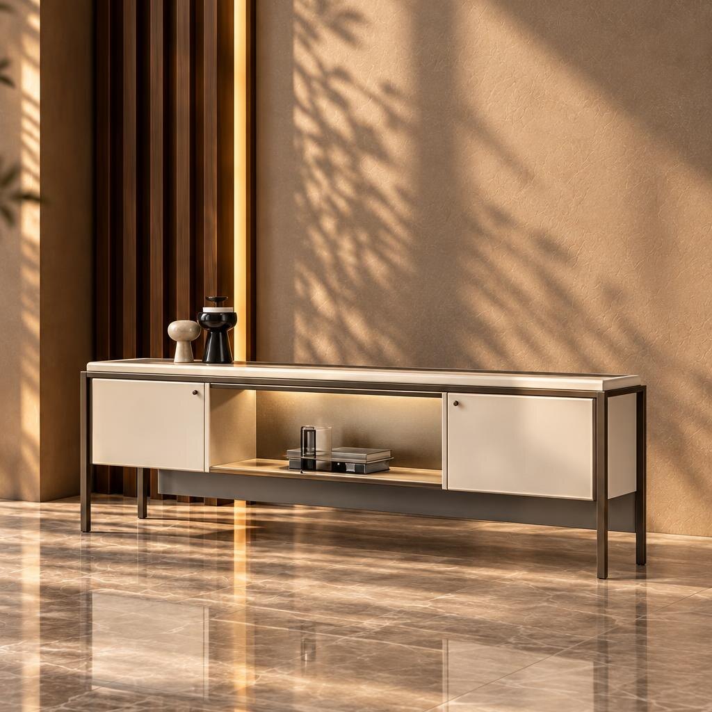 Laxo Buffet captured in a main display for buffet furniture styling