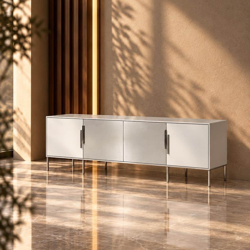 Zavi Buffet shown in a front angle for dining room furniture