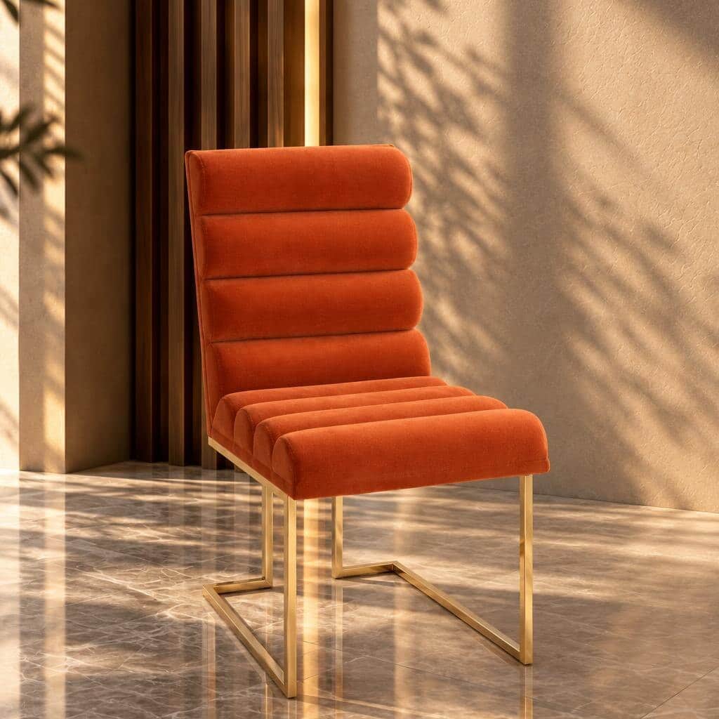 Pina Dining Chair profile view for dining room furniture