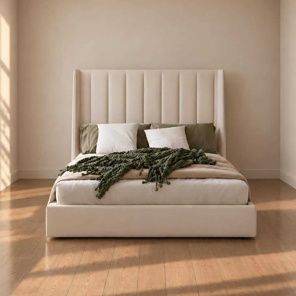 Sino Bed Set clean perspective for clean interior layouts