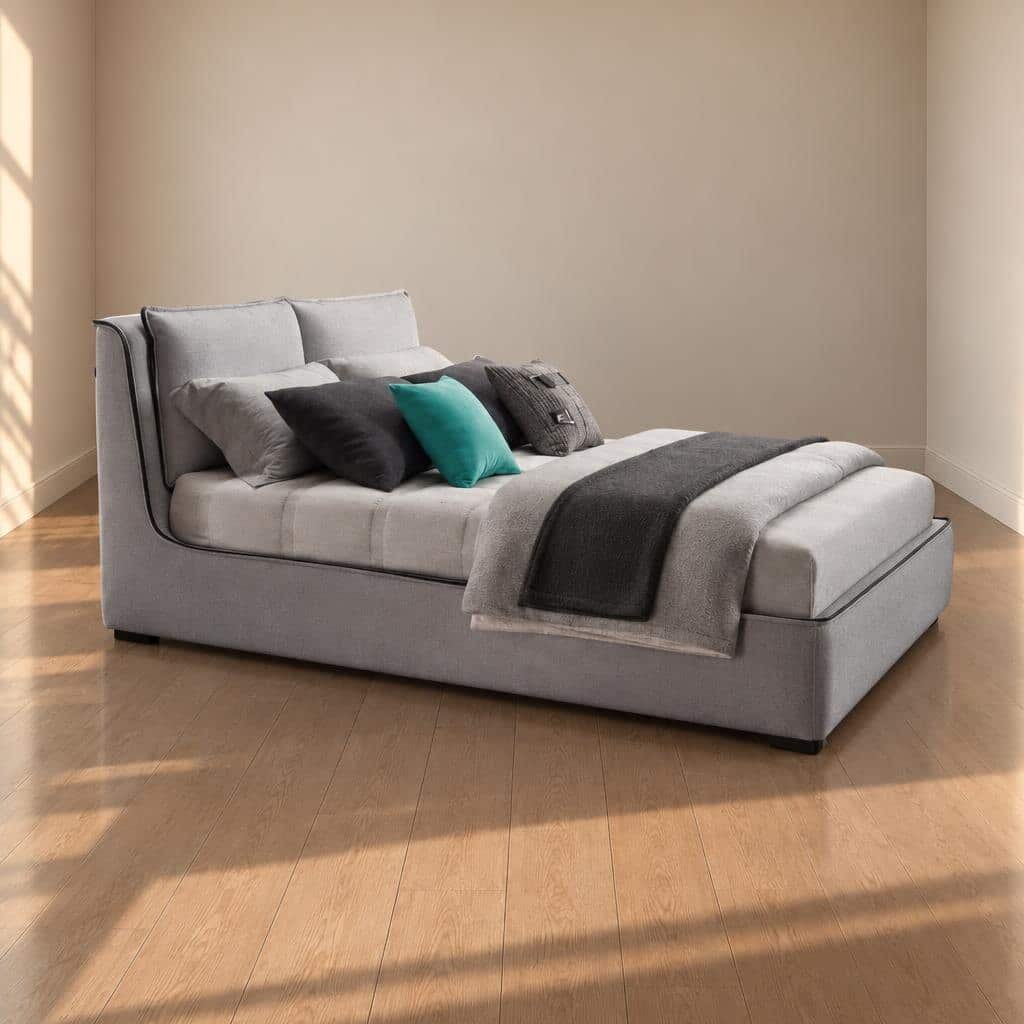 Zelora Bed Set side angle for elegant home interiors