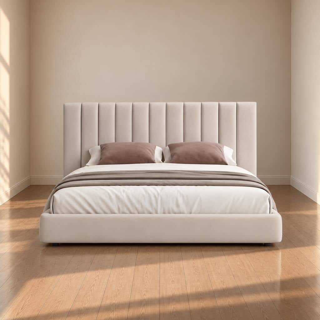 Teno Bed Set polished showcase for clean interior layouts