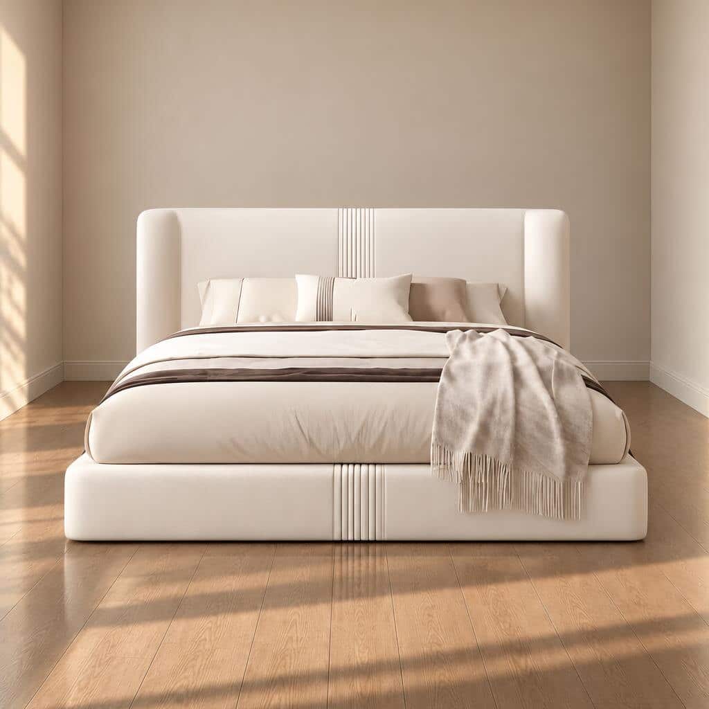 Sena Bed Set soft bedroom setup for clean interior layouts