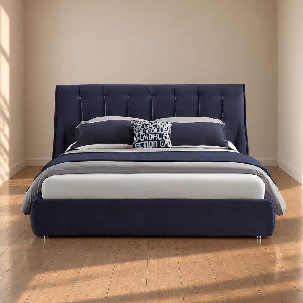 Remi Bed Set close detail for modern bedroom furniture