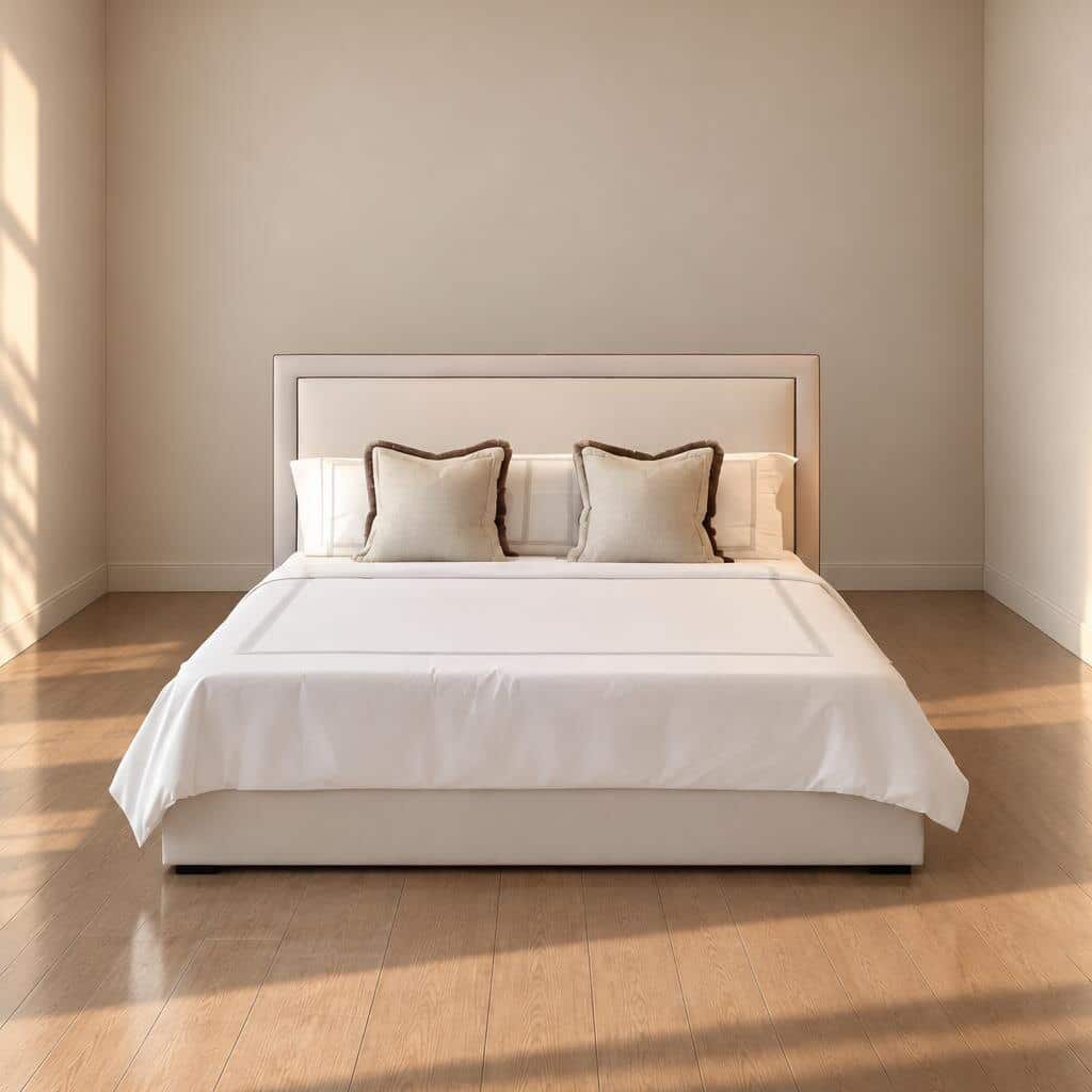 Bedroom set furniture finish and room styling view - image 53415