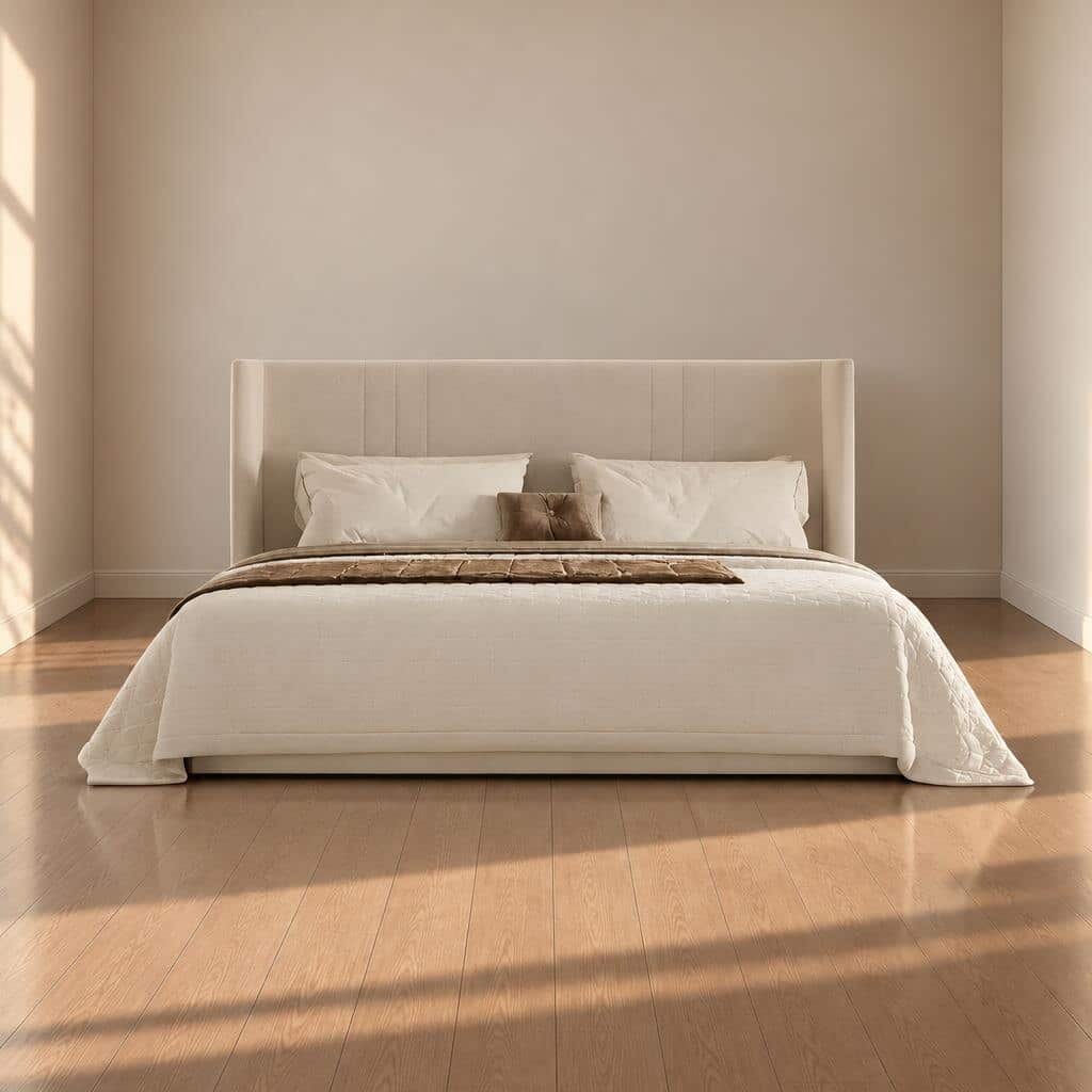 Bedroom set furniture finish and room styling view - image 49178