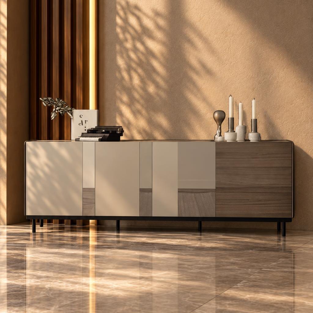 Sena Buffet with a room view for a modern dining area