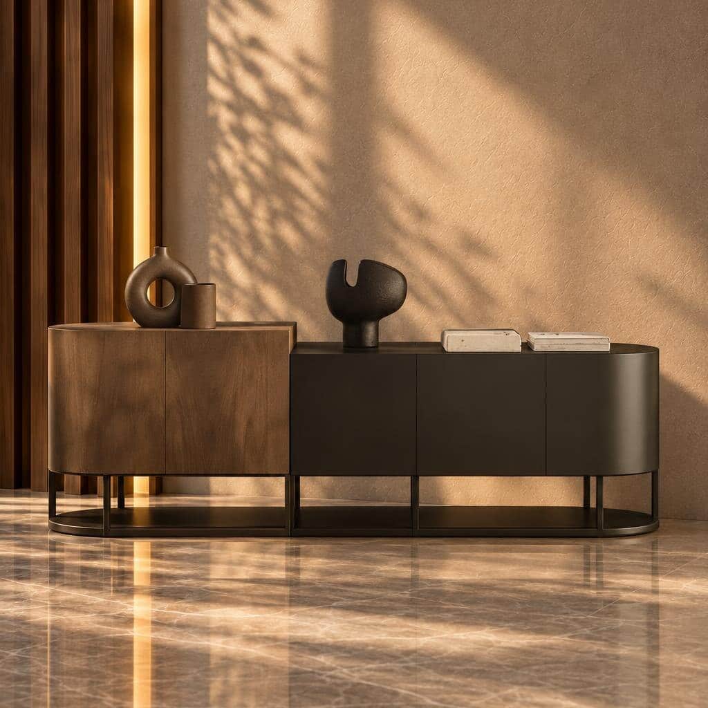 Savi Buffet shown in a main display for dining room furniture