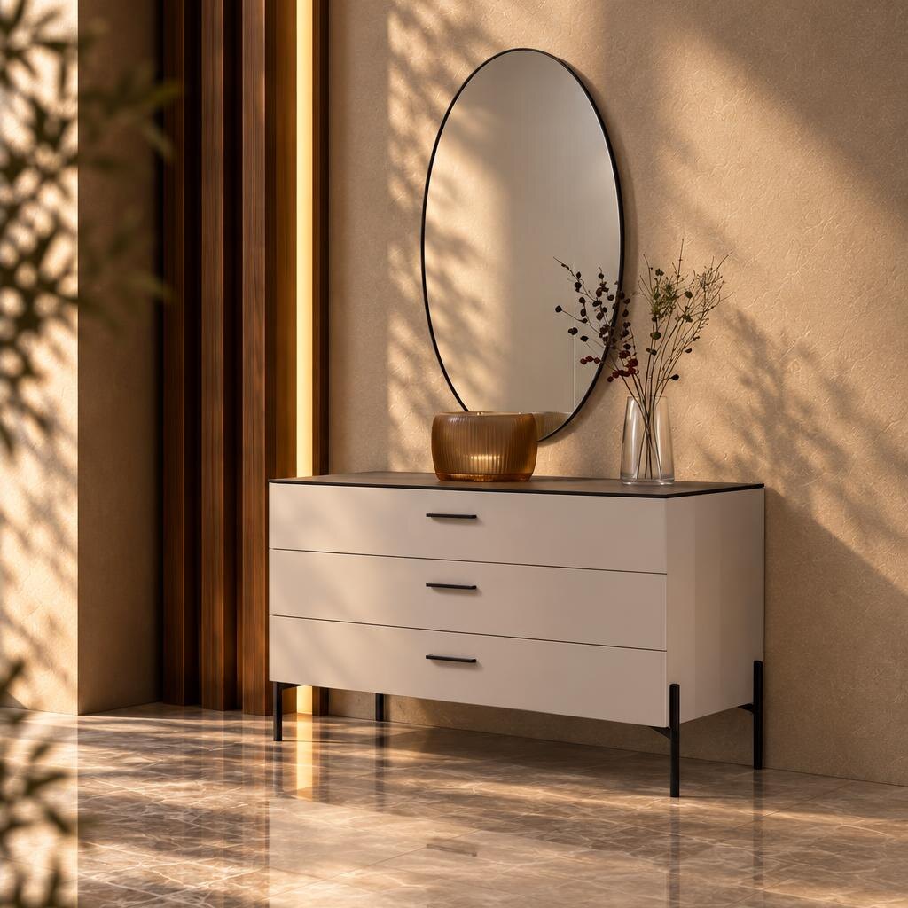 Bedroom set furniture finish and room styling view - image 53717